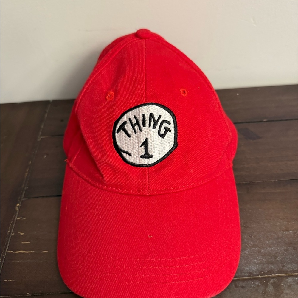 Universal Studios Dr. Seuss “Thing 1” Red Baseball Hat (Adult)